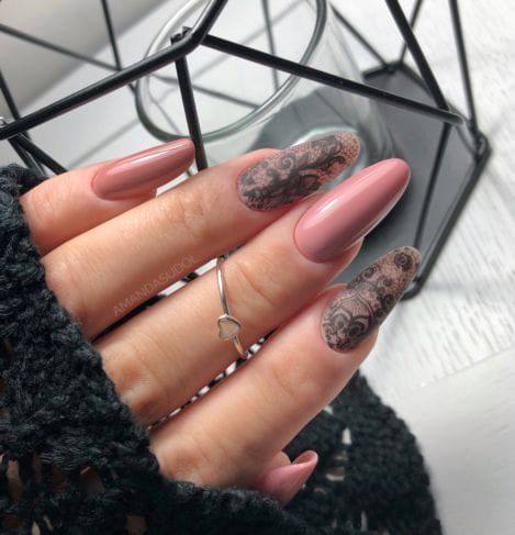 Semilac Transfer Foil Black Lace 06 – Image 5
