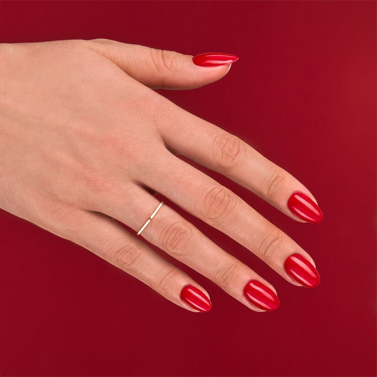 Semilac - Vernis semi-permanent Glitter Red 025 - 7ml – Image 3