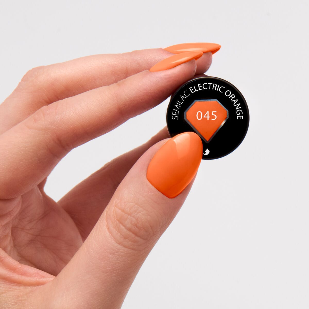 Semilac - Vernis semi-permanent Electric Orange 045 - 7ml – Image 2