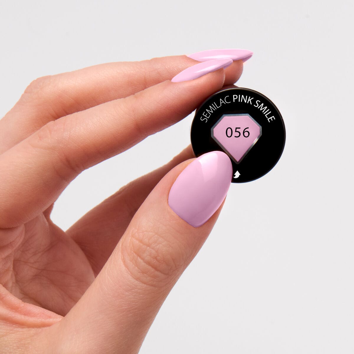 Semilac - Vernis semi-permanent Pink Smile 056- 7ml – Image 2