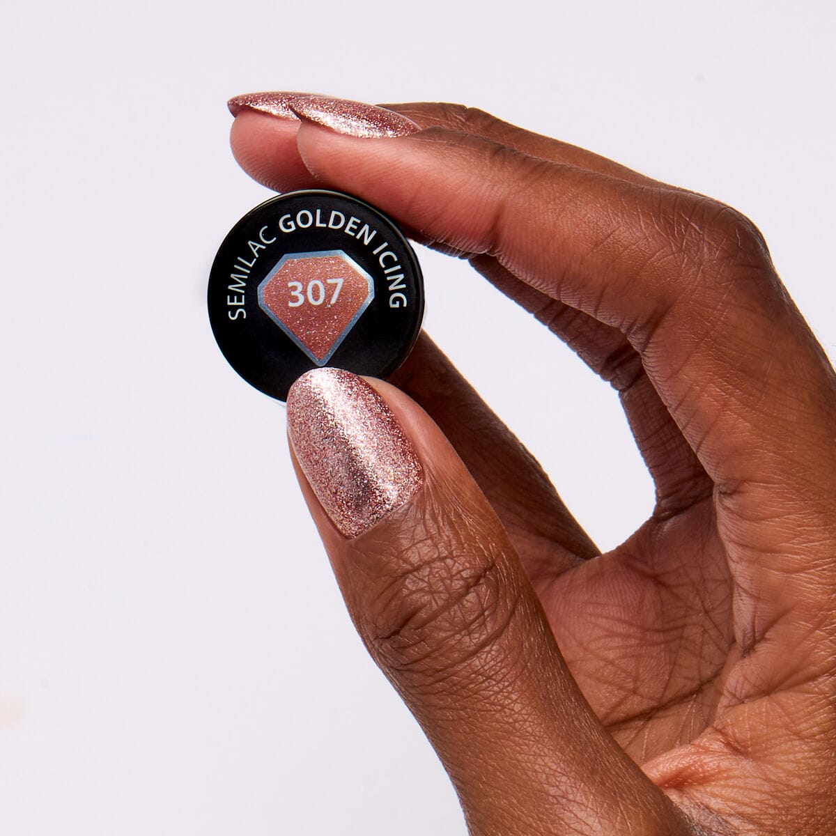 Semilac - Vernis semi-permanent Golden Icing 307 - 7ml – Image 2