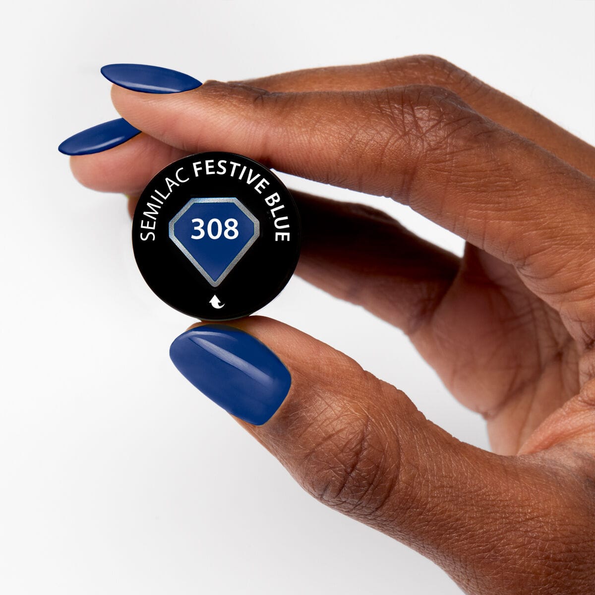 Semilac - Vernis semi-permanent Festive Blue 308 - 7ml – Image 2