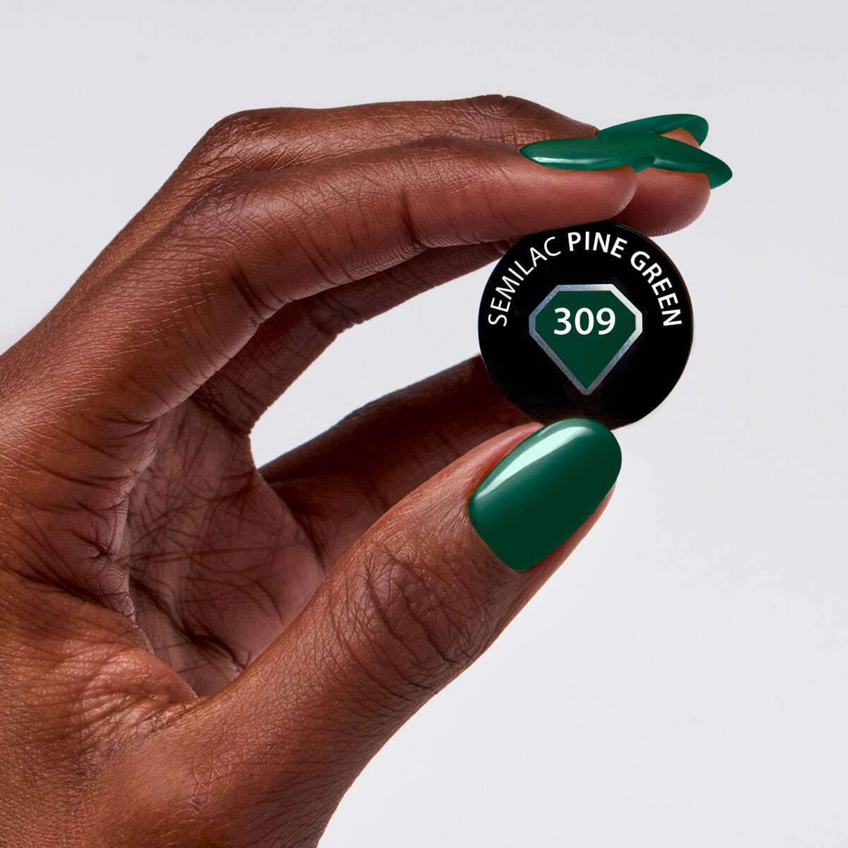 Semilac - Vernis semi-permanent Pine Green 309 - 7ml – Image 2
