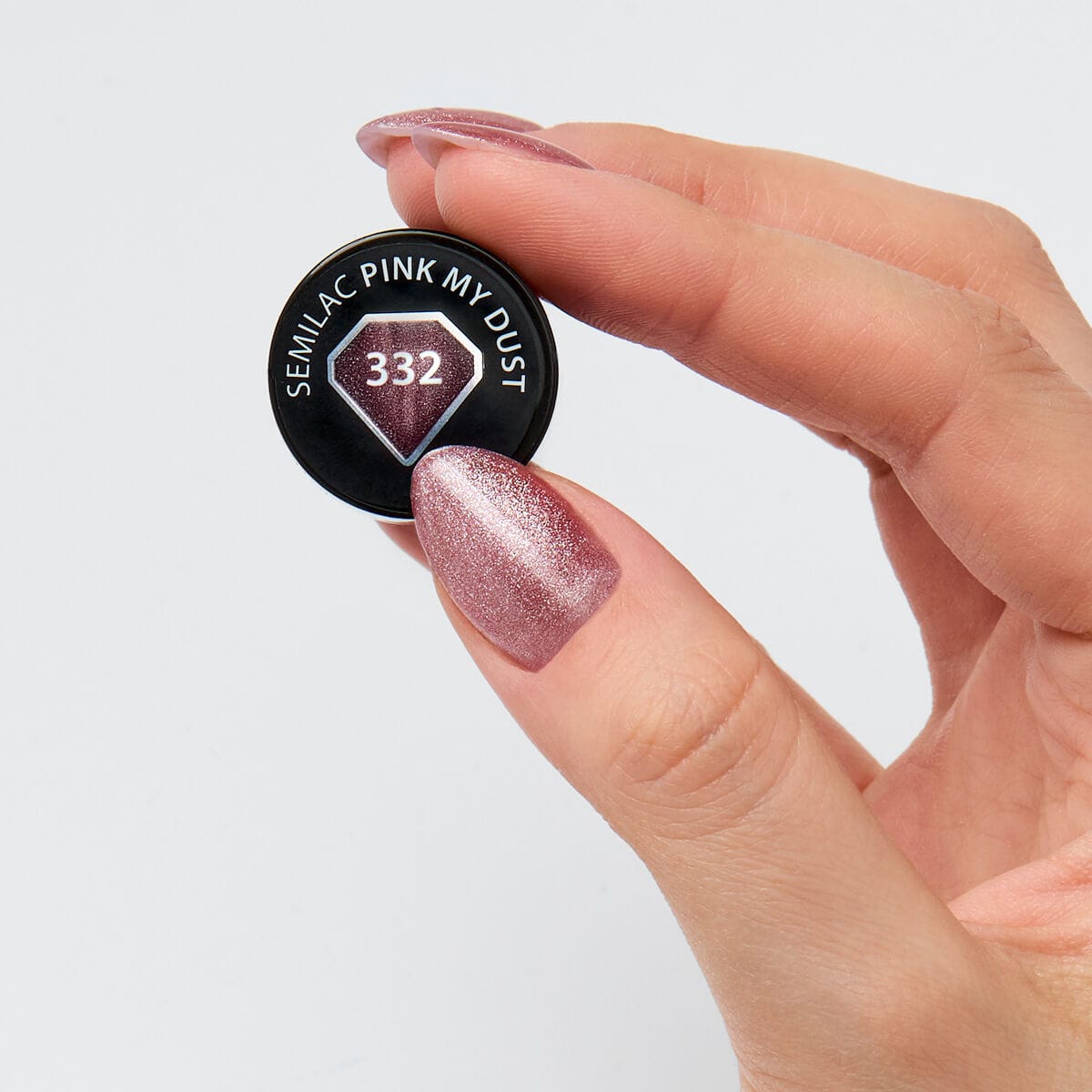 Semilac - Vernis semi-permanent Pink My Dust 332 - 7ml – Image 2