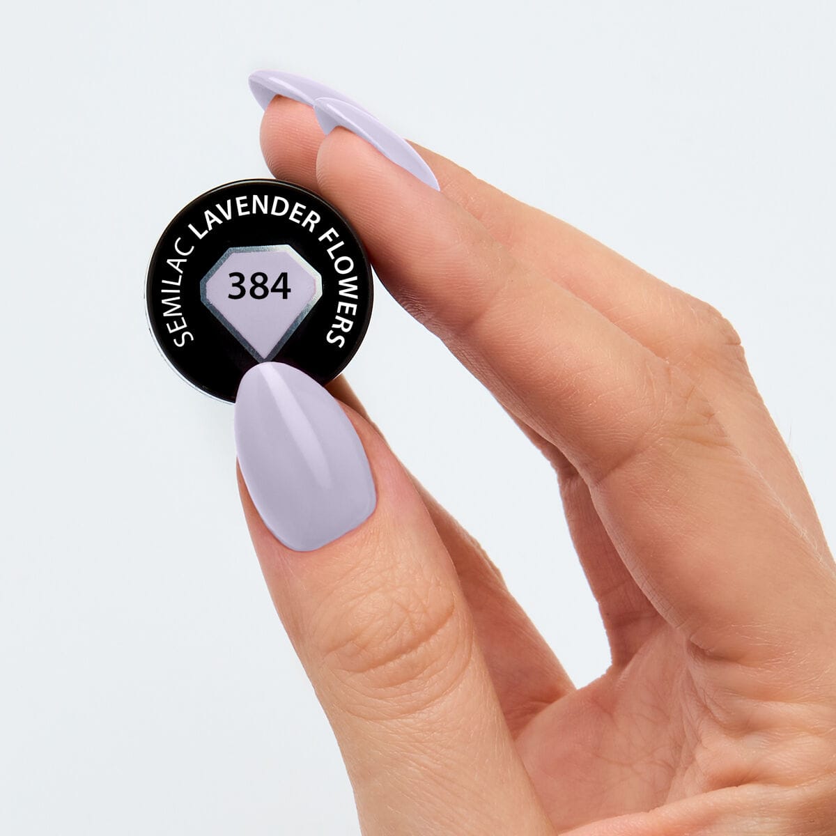 Semilac - Vernis semi-permanent Lavender Flowers 384 - 7ml – Image 2