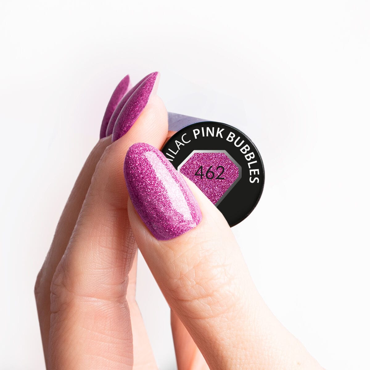 Semilac - Vernis semi-permanent Pink Bubbles 462 - 7ml – Image 2