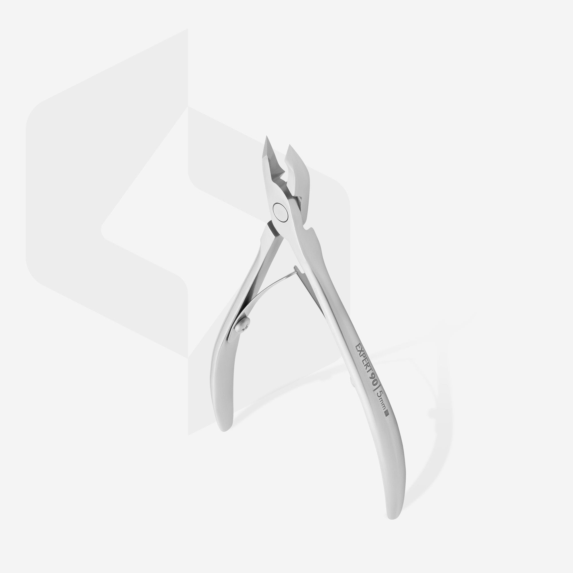 Pince à cuticules professionnelle STALEKS PRO EXPERT 90, 5 mm – Image 3