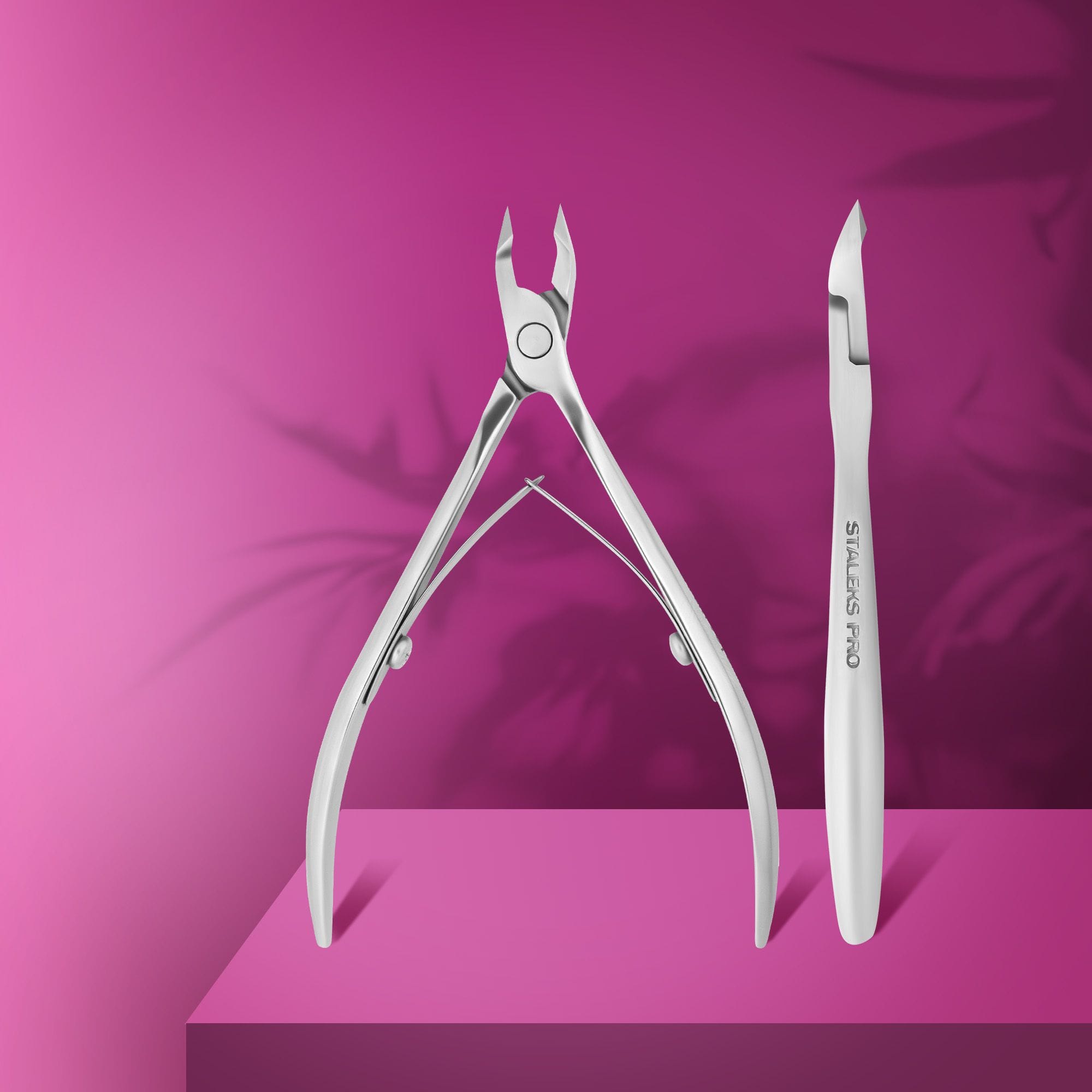 Pince à cuticules professionnelle STALEKS PRO EXPERT 90, 5 mm