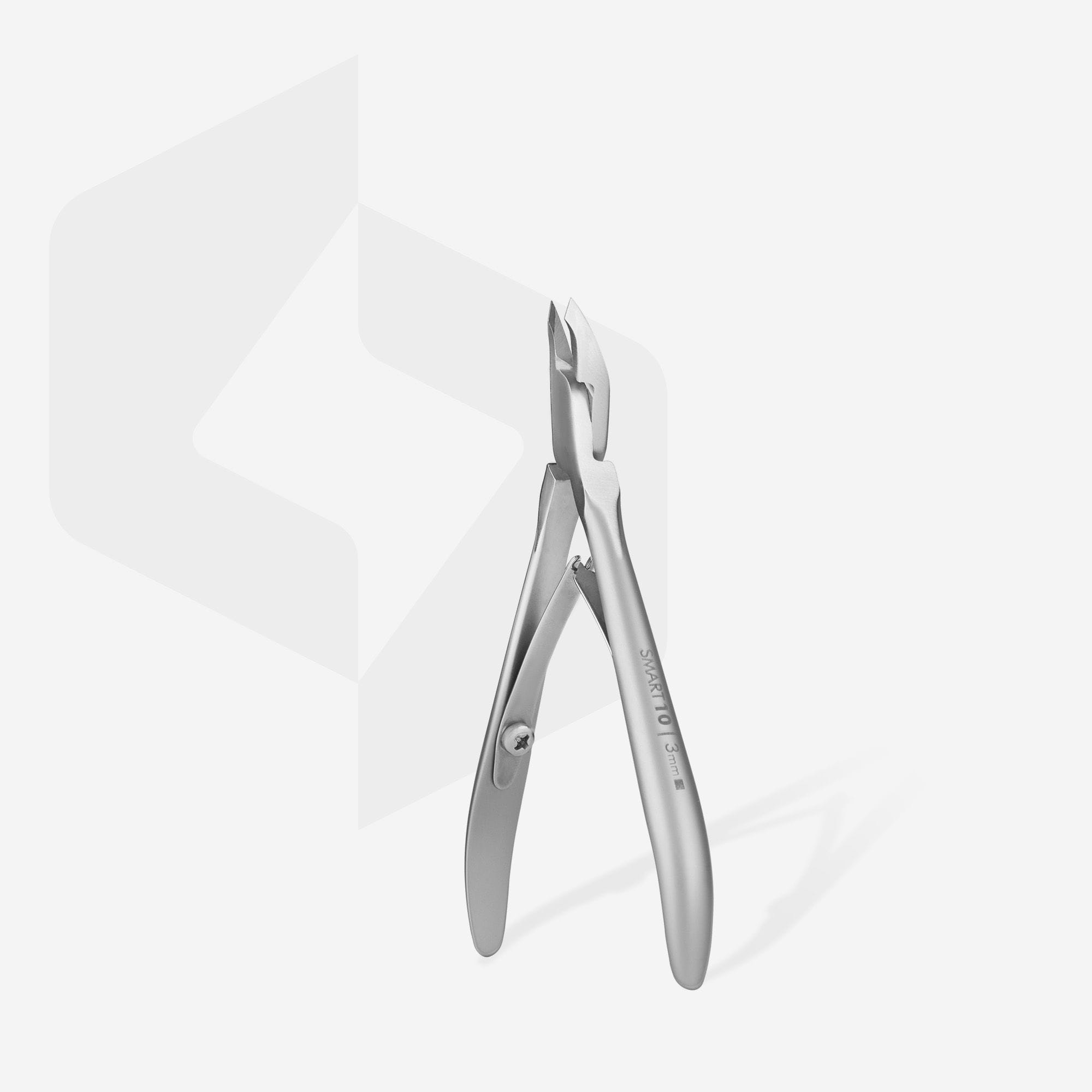 Pince à cuticules professionnelle STALEKS PRO SMART 10, 3 mm – Image 3