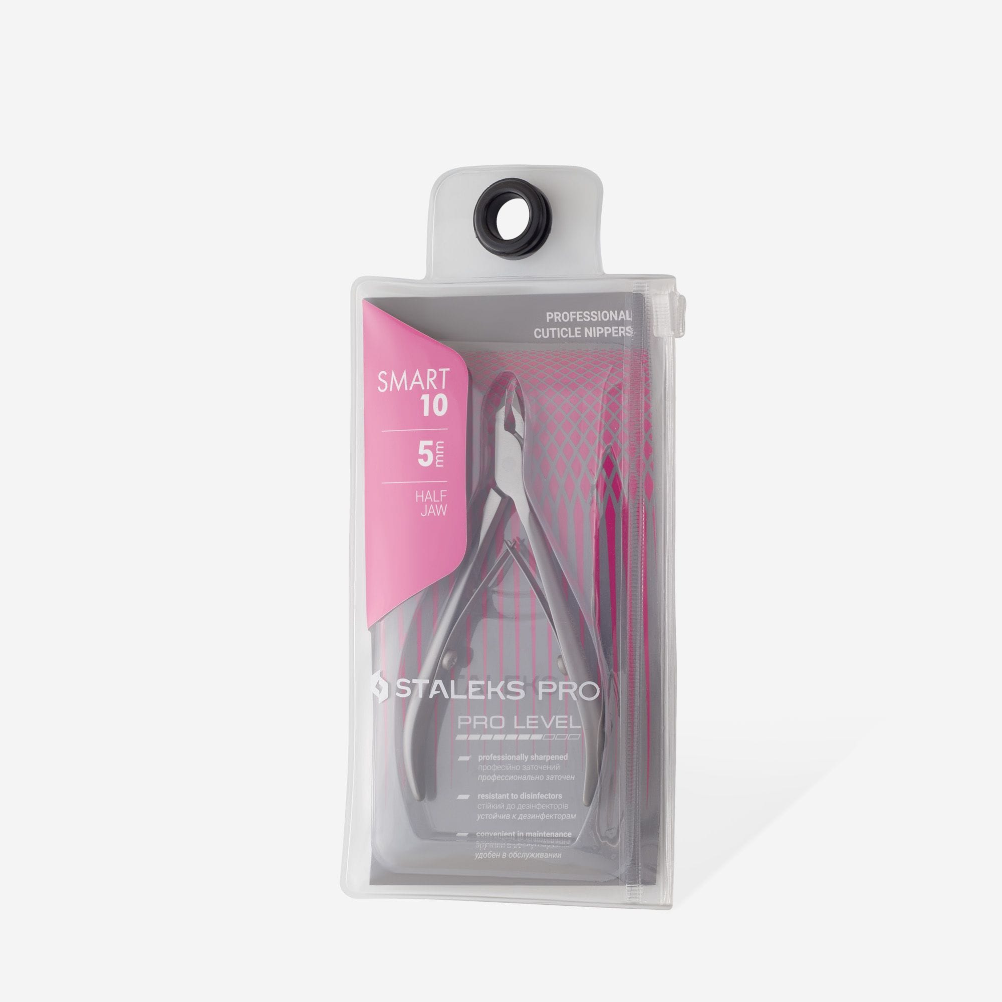 Pince à cuticules professionnelle STALEKS PRO SMART 10, 5 mm – Image 4