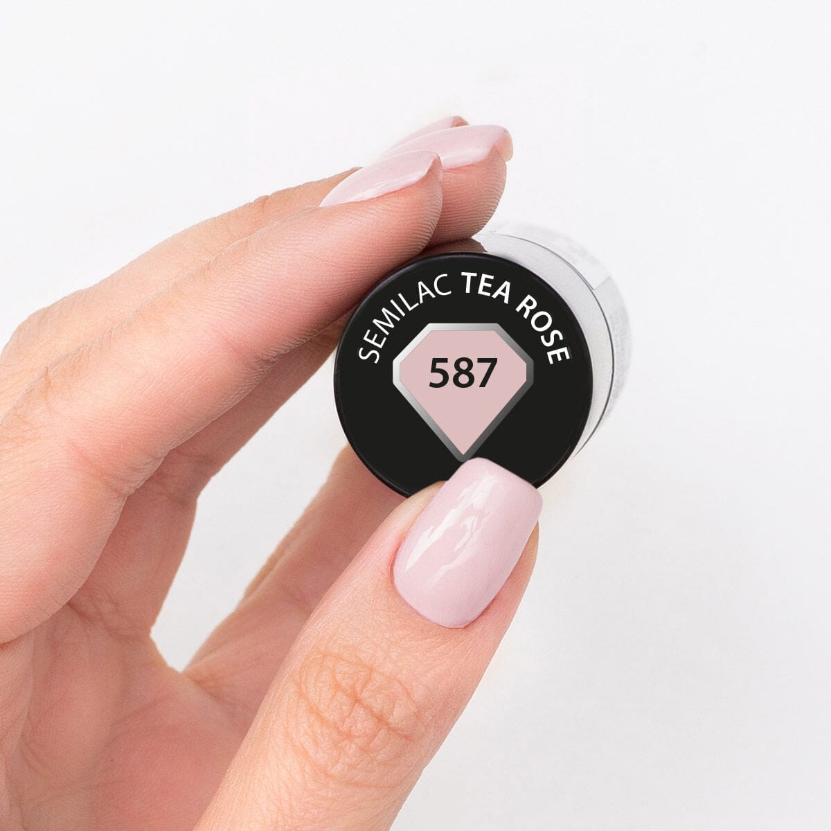 Semilac - Vernis semi-permanent Tea Rose 587 - 7ml – Image 2