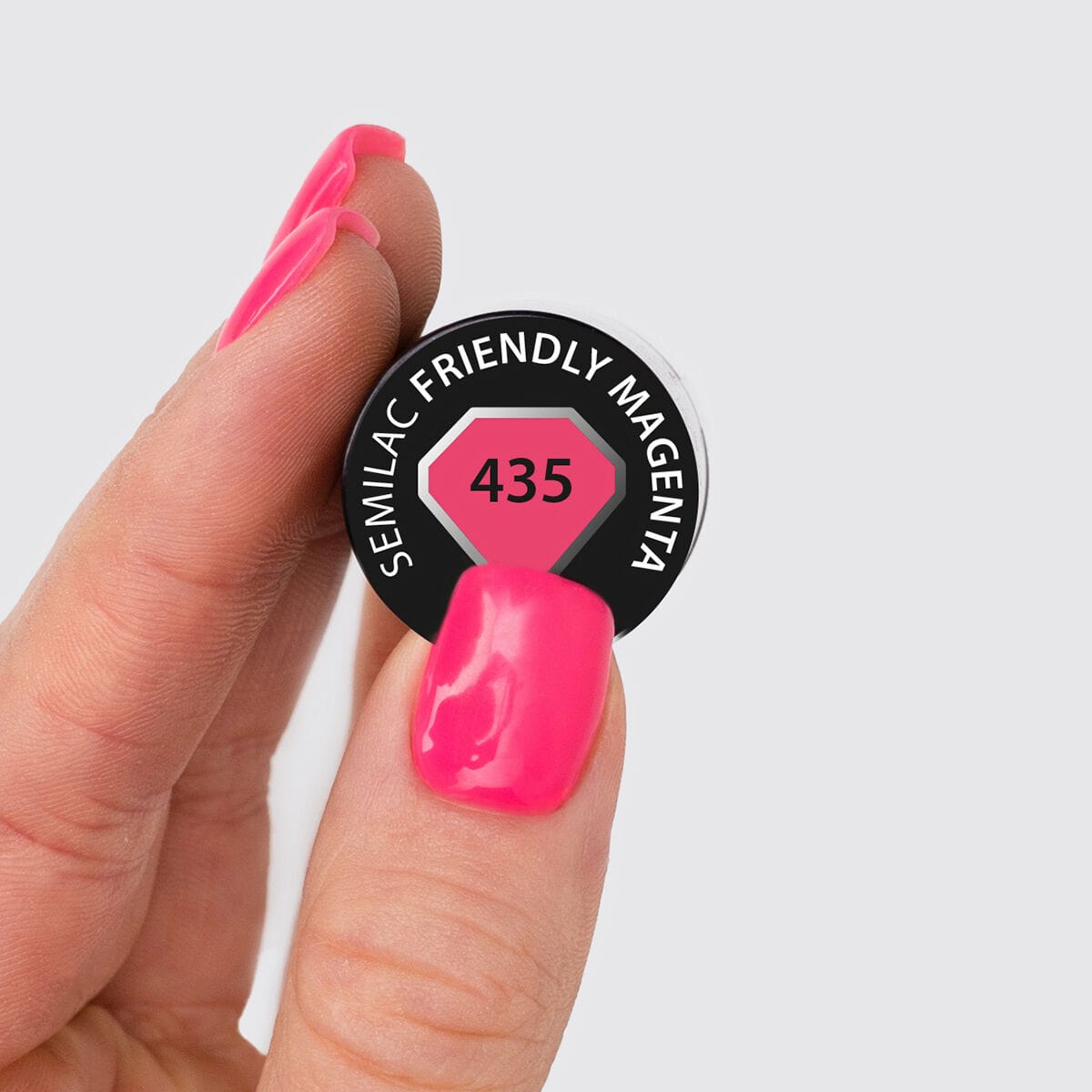 Semilac - Vernis semi-permanent Friendly Magenta 435 - 7ml – Image 2