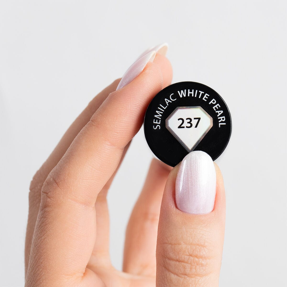 Semilac – Vernis semi-permanent White Pearl 237 – 7ml – Image 2