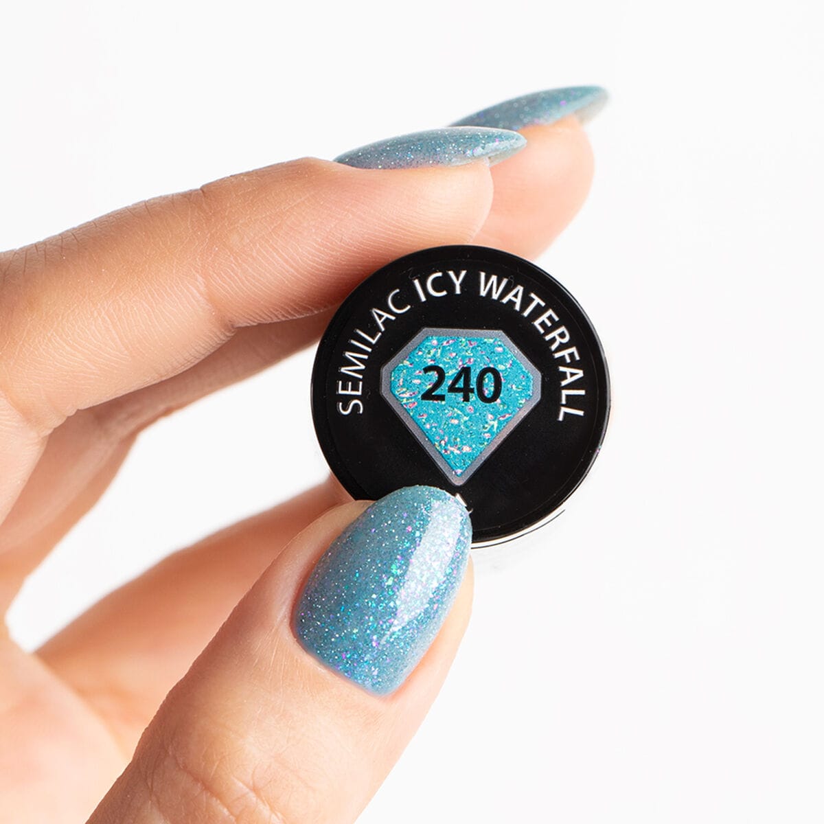 Semilac – Vernis semi-permanent 240 Icy Waterfall – 7ml – Image 2