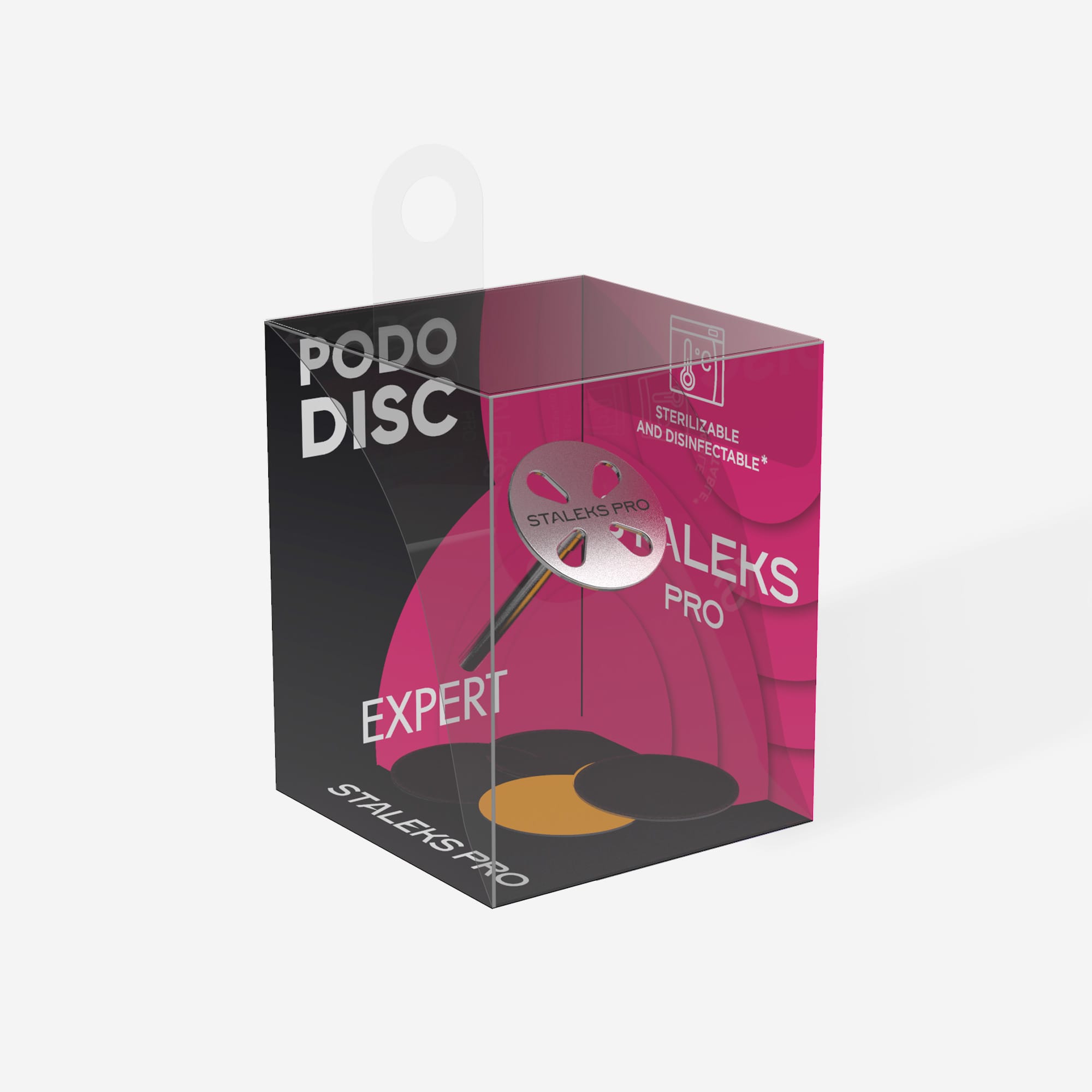 Set PODODISC STALEKS Pro S (15mm) + 5 recharges jetables grain 180