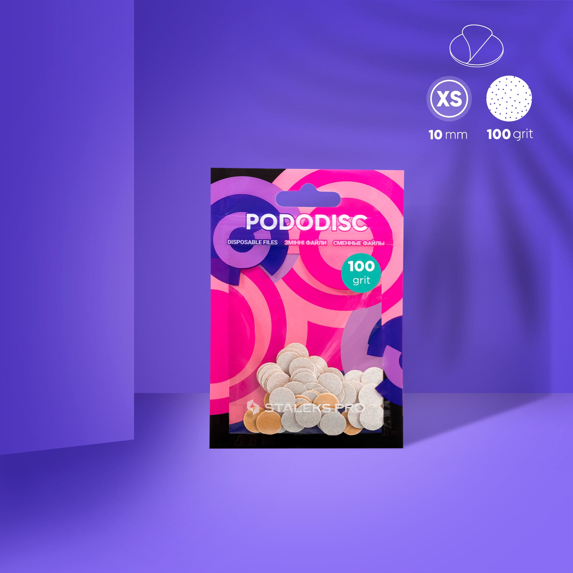 Recharges PODODISC STALEKS Pro XS grain 100 (50 pc)