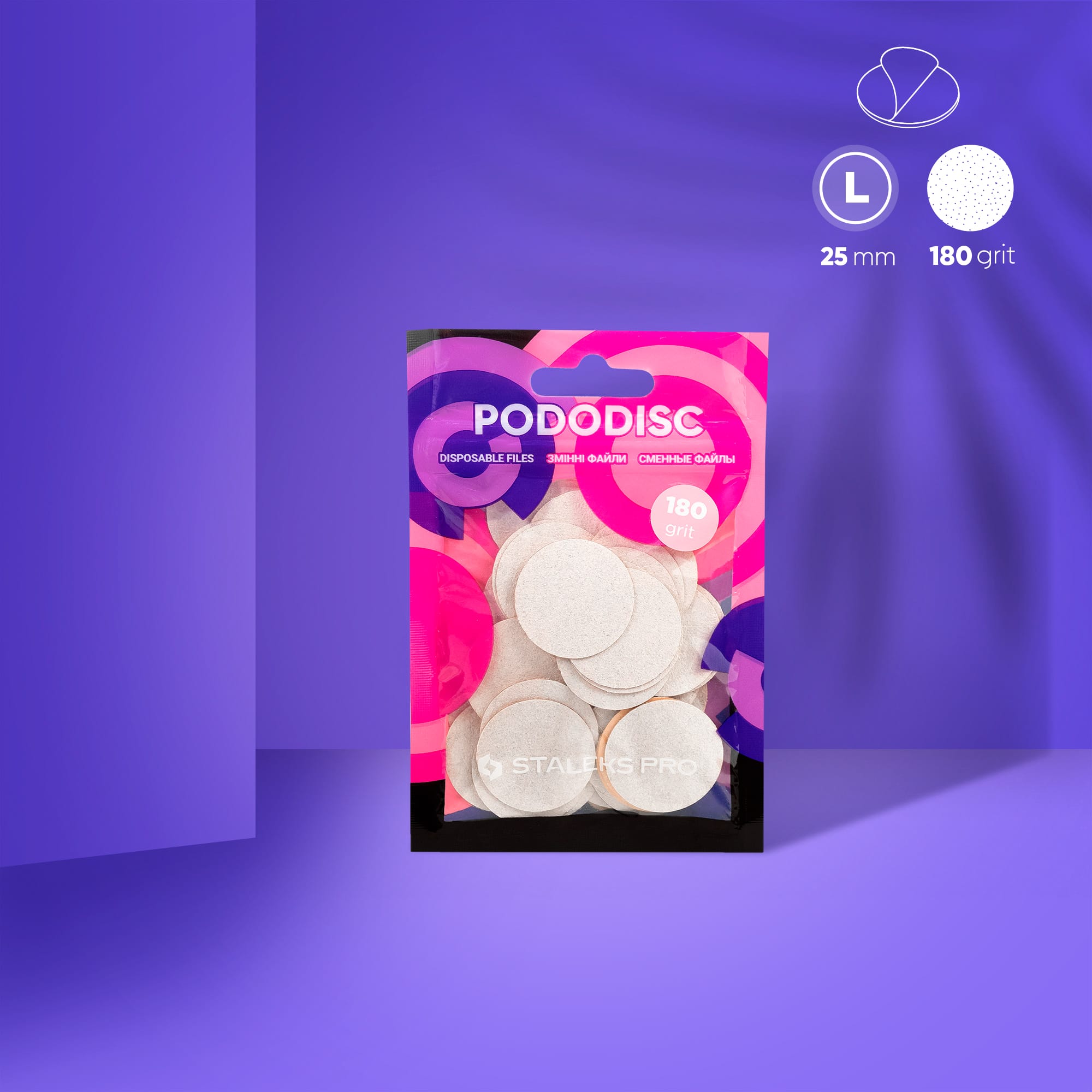 Recharges PODODISC STALEKS Pro L grain 180 (50 pc)