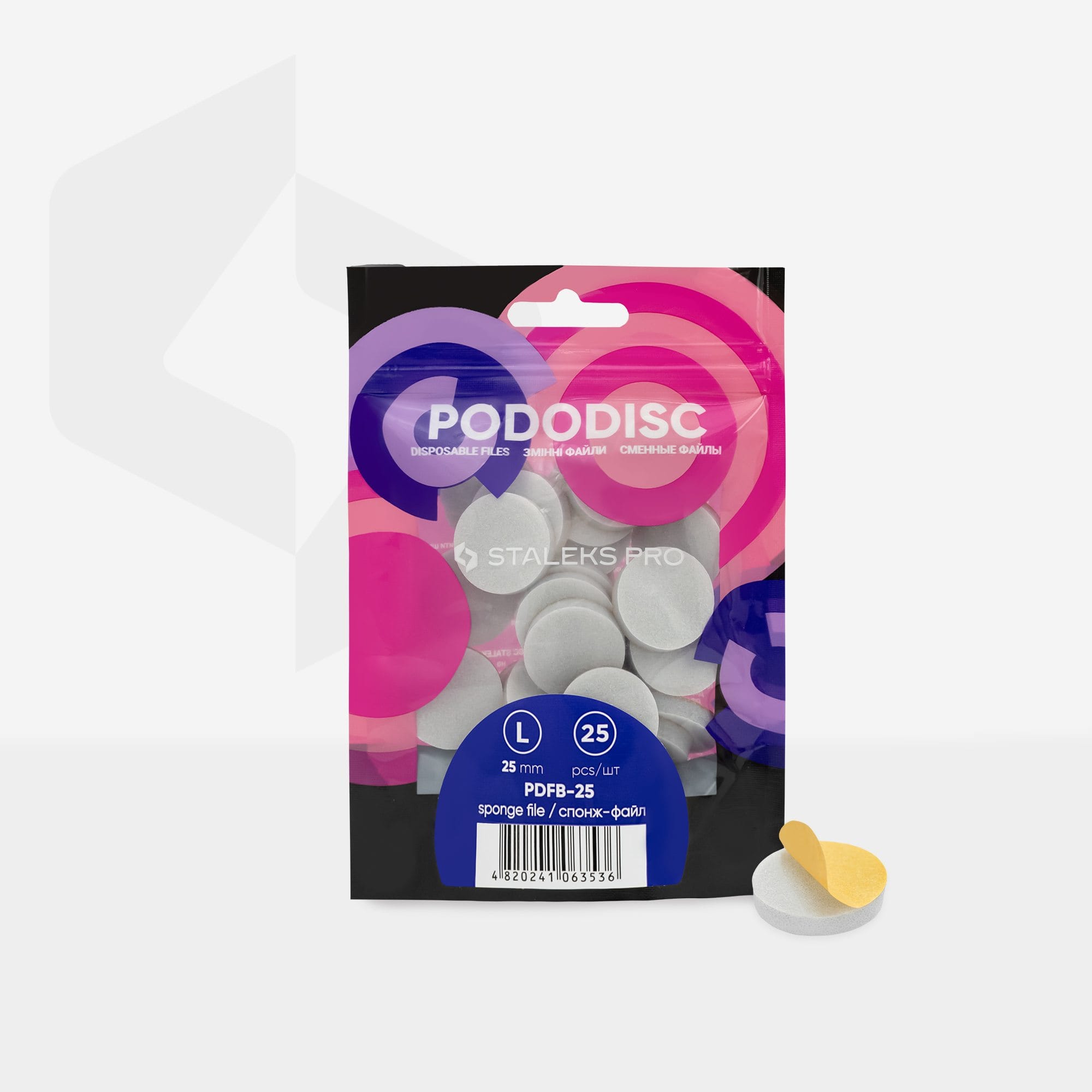 Recharges Sponge Pododisc Staleks Pro L (25 pcs) – Image 3