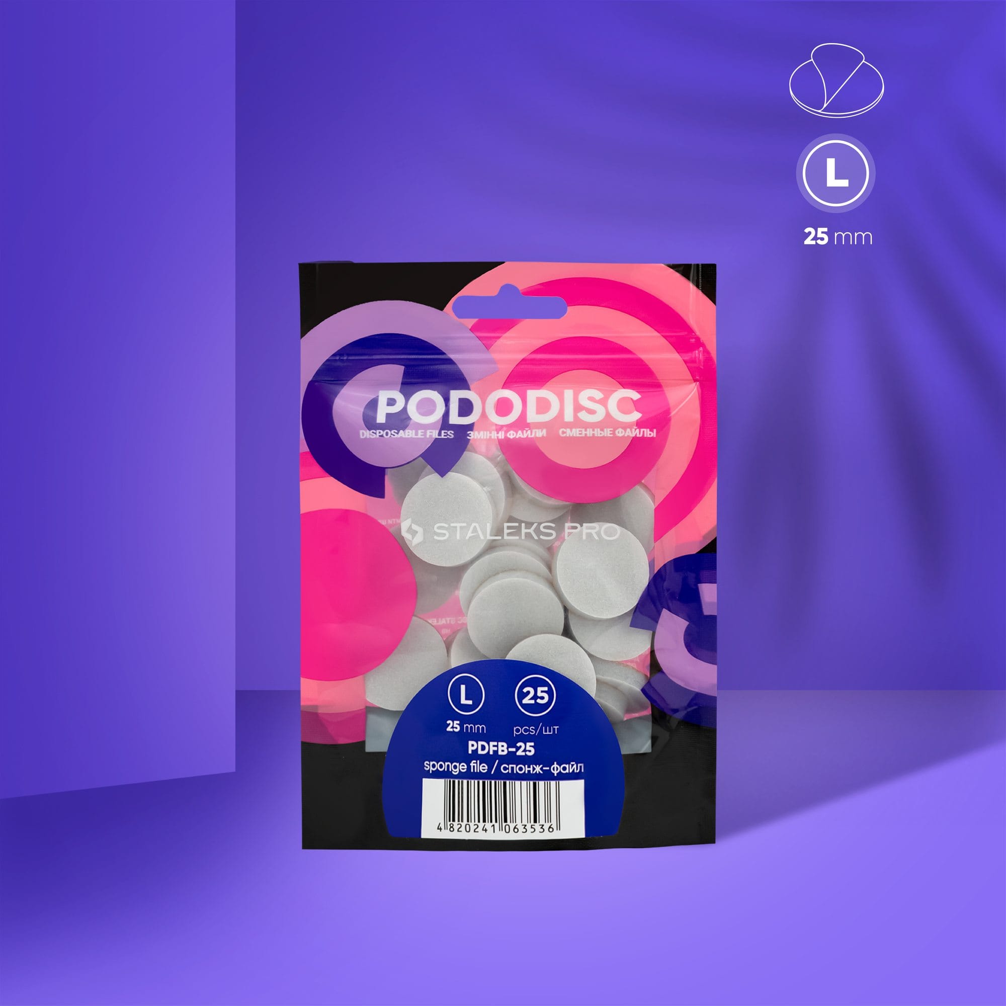 Recharges Sponge Pododisc Staleks Pro L (25 pcs)