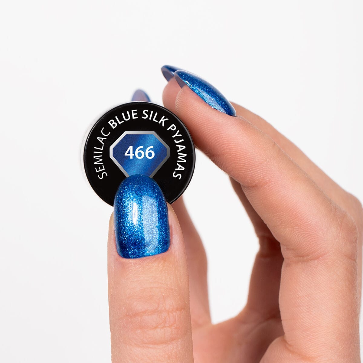 Semilac – Vernis semi-permanent 466 Blue Silk Pyjamas - 7ml – Image 2