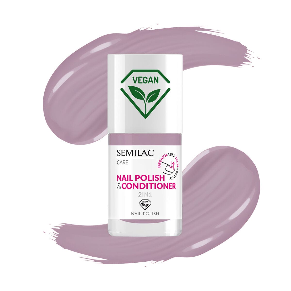 Semilac – Vernis à ongles nourrissant 2-en-1 BREATHable TECHnology 033 - 7 ml