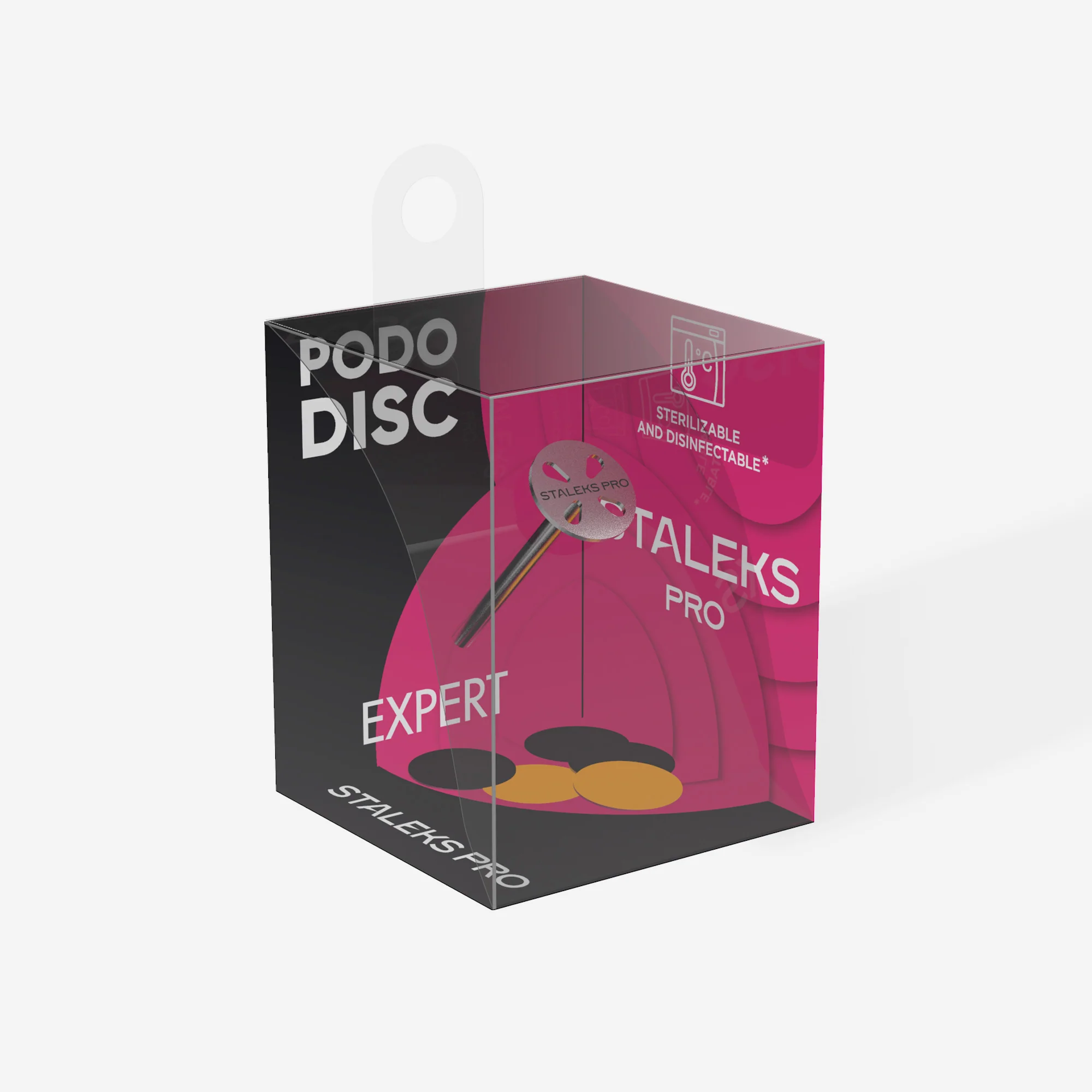Set PODODISC STALEKS Pro XS (10mm) + 5 recharges jetables grain 180
