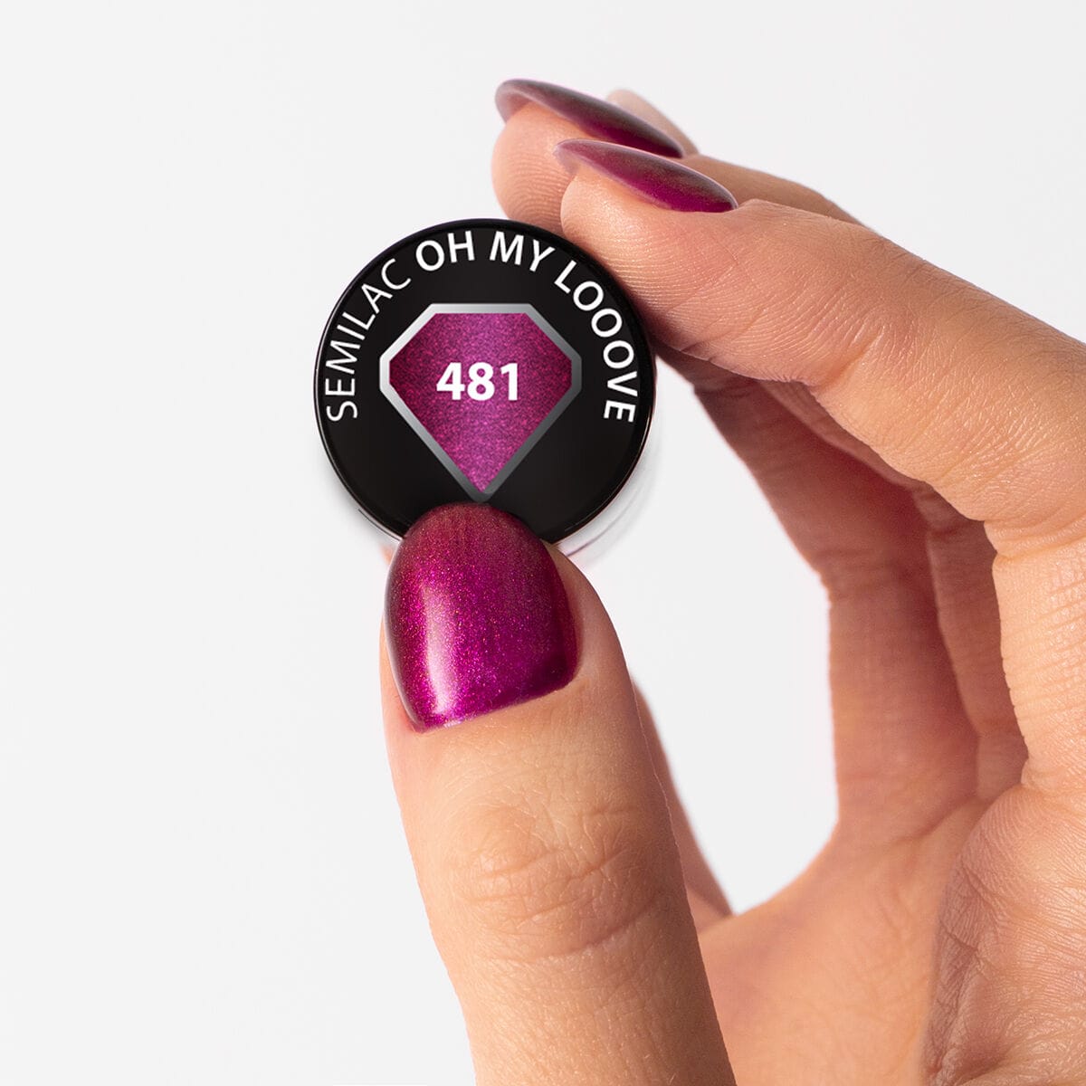 Semilac – Vernis semi-permanent 481 OH MY LOOOVE 7ml – Image 2