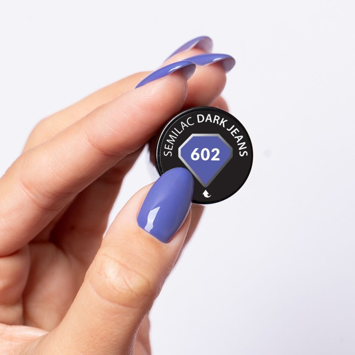 Semilac – Vernis semi-permanent 602 Dark Jeans 7 ml – Image 2