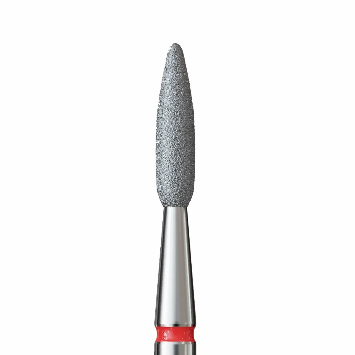 Fraise Diamant Grain Rouge forme Flamme 016 – IQ Nails