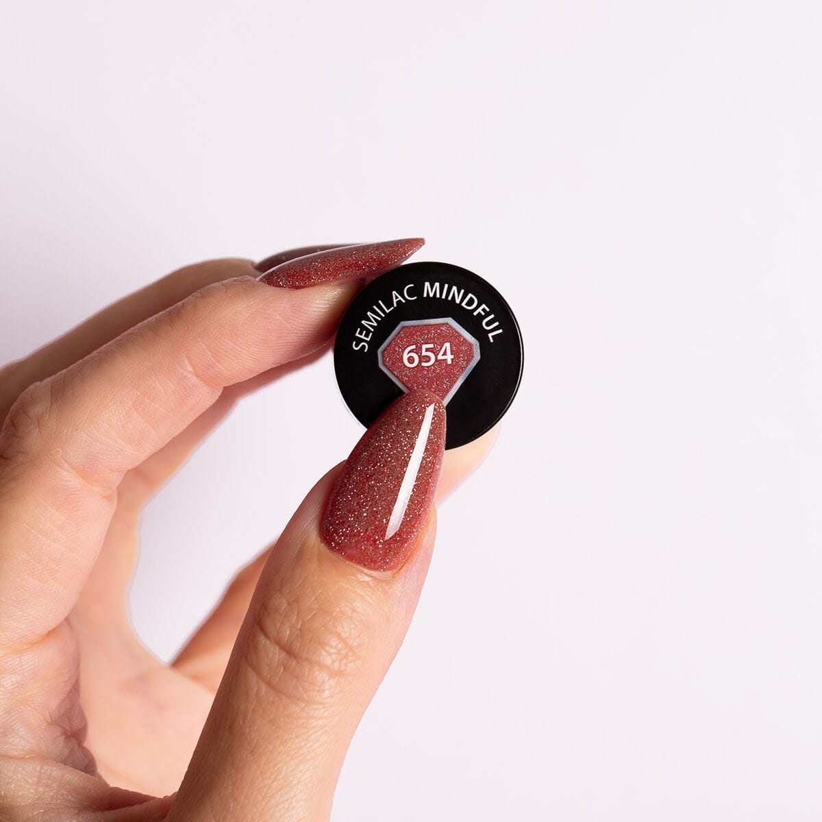 Semilac – Vernis semi-permanent 654 Mindful - 7ml – Image 2