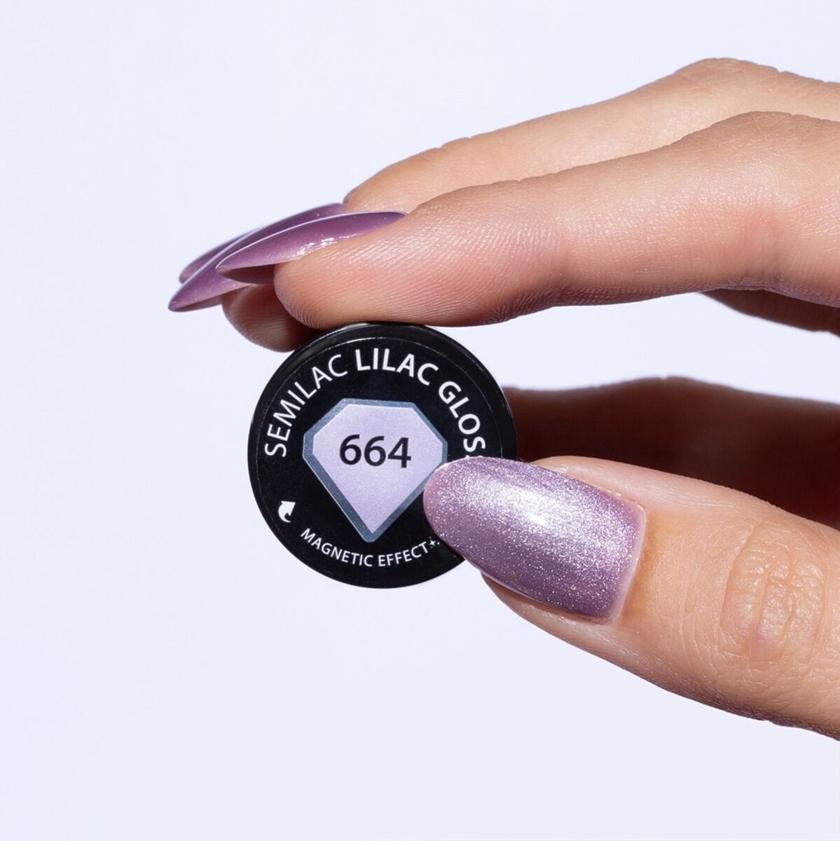Semilac – Vernis semi-permanent 664 Lilac Gloss - 7ml – Image 2