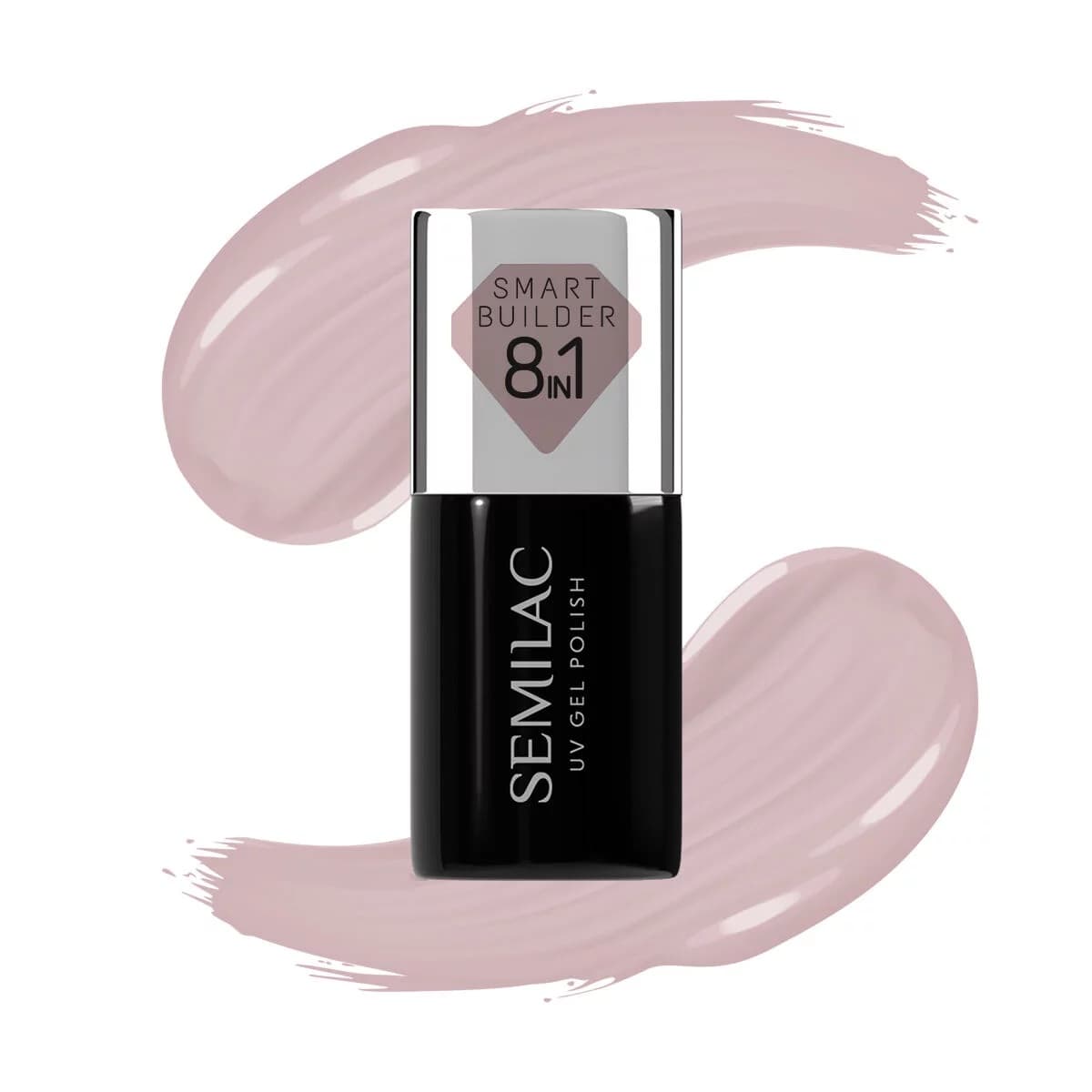 Smart Builder vernis semi permanent _8en1 Semilac - 815 Delicate Mocca