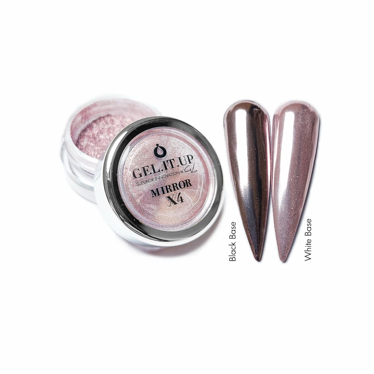 GEL.IT.UP - Poudre Mirror X4 / Effet Miroir