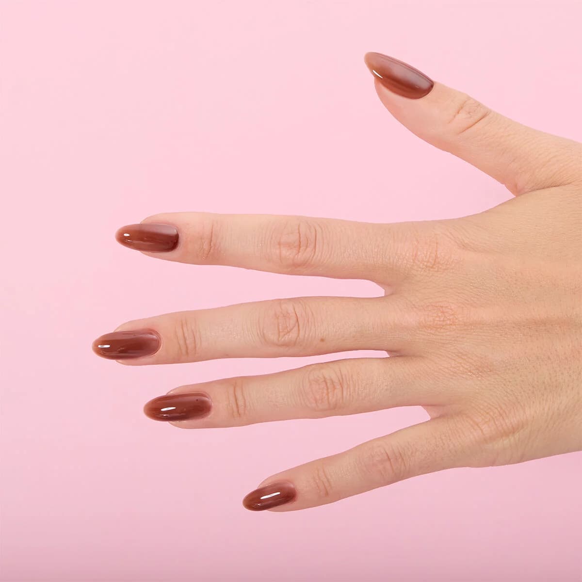 Manucure avec Semilac - Vernis semi-permanent 942 Jelly Cola - 7 ml