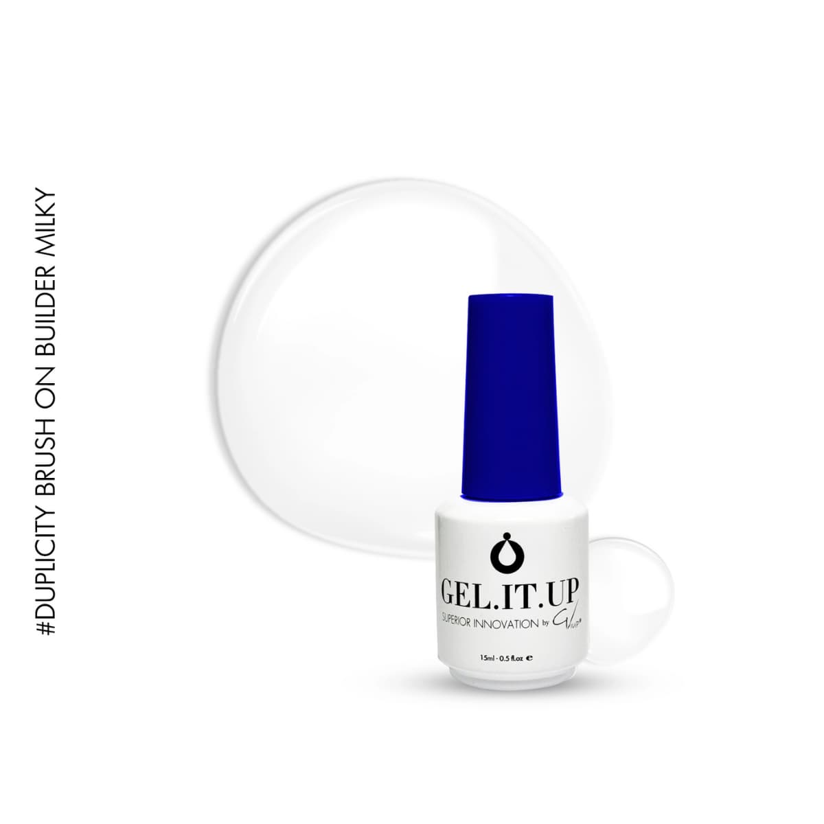 Gel It Up - Duplicity Brush on Builder Blush Milky - Biab Gel - 15ml