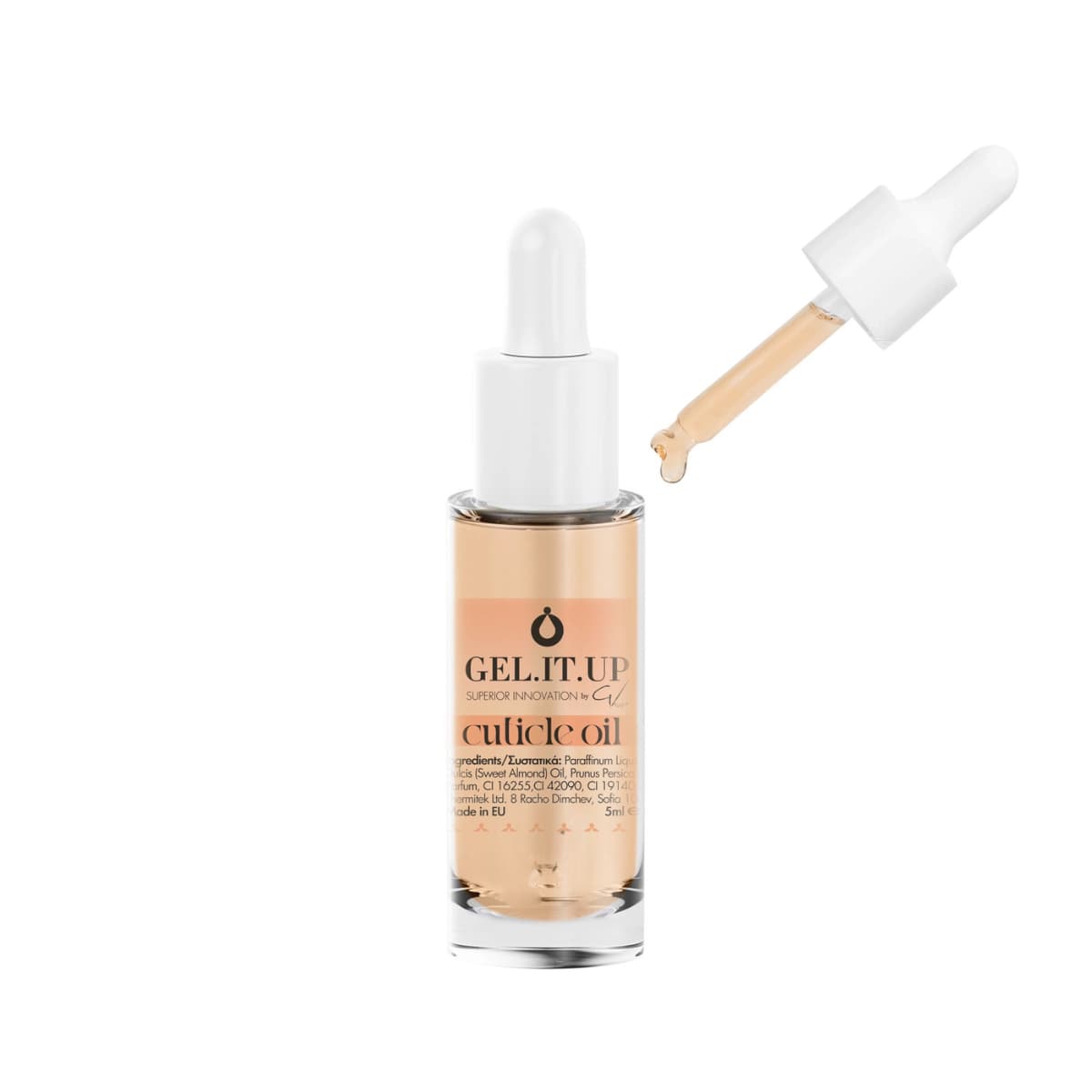 Gel -It-Up - Huile Cuticule Perky Peach - 5ml