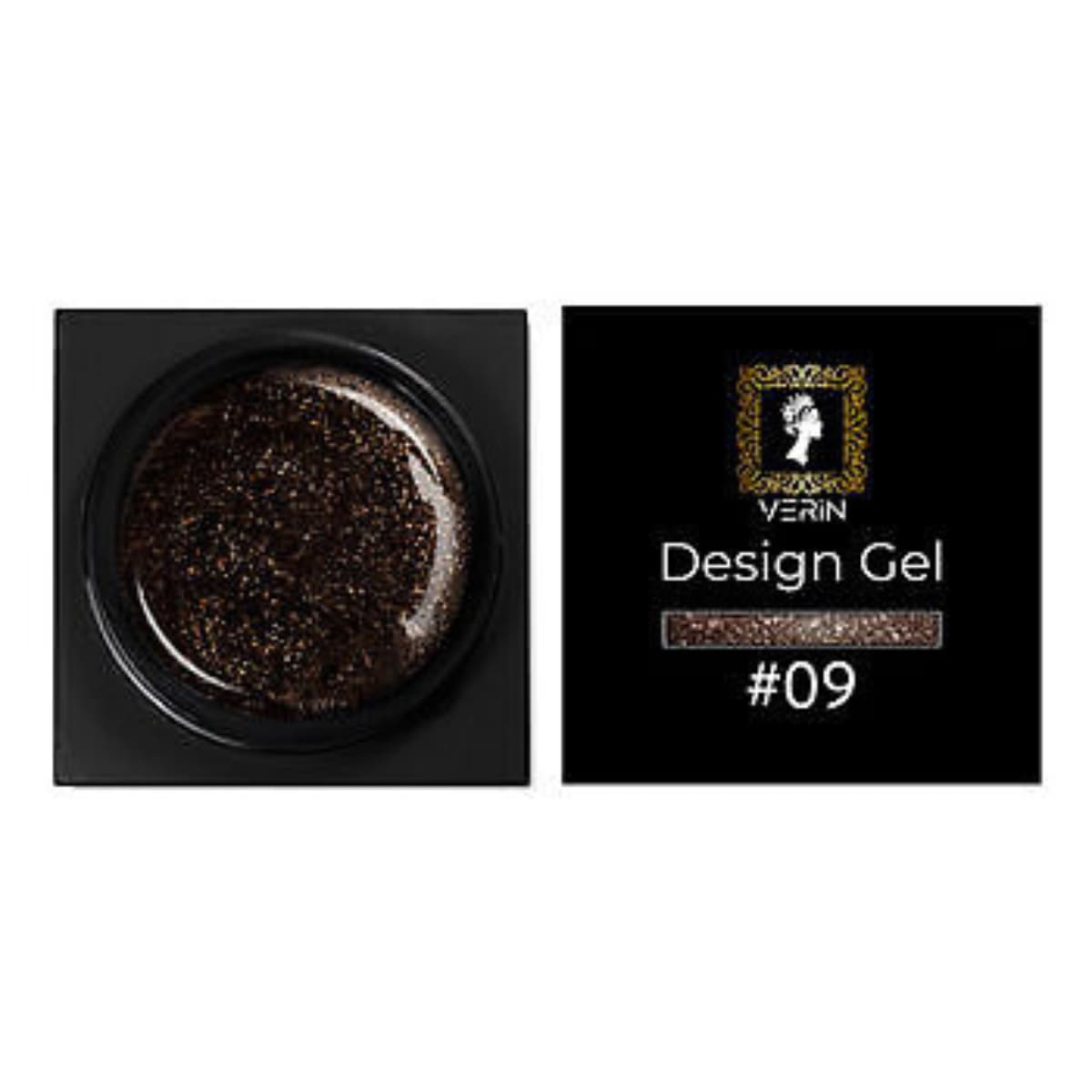 Verin - Design Gel 09 - 5gr Gel nail art pailleté Sans Hema