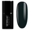 Flacon et Swatch du Vernis Semi-Permanent 952 Frosty Glaze, est une nuance vert profond semi-transparente pour des effets Glass Nails.