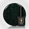 VERIN - Vernis semi-permanent Elegance E19 - 10ml, un vert sapin pailleté.