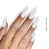 Manucure avec le Vernis semi-permanent 01 Ice baby – 11ml GEL.IT.UP , un blanc froid.