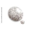 Nuancier du GEL.IT.UP - Vernis semi-permanent 2435 Shower Me in Diamonds, un argent paillettes holo intenses.