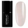Flacon et swatch du Vernis semi-permanent Semilac 960 Pink Glazed, un semi-transparent rose-perlé pour des Glazed Nails.