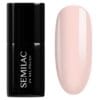 Flacon et swatch du Vernis semi-permanent Semilac 964 Jelly Nude, une teinte nude rosé avec un effet jelly.