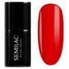 Flacon du Vernis semi-permanent 793 Rebel Rose - Semilac. Un rouge vif avec un sous ton orange néon.