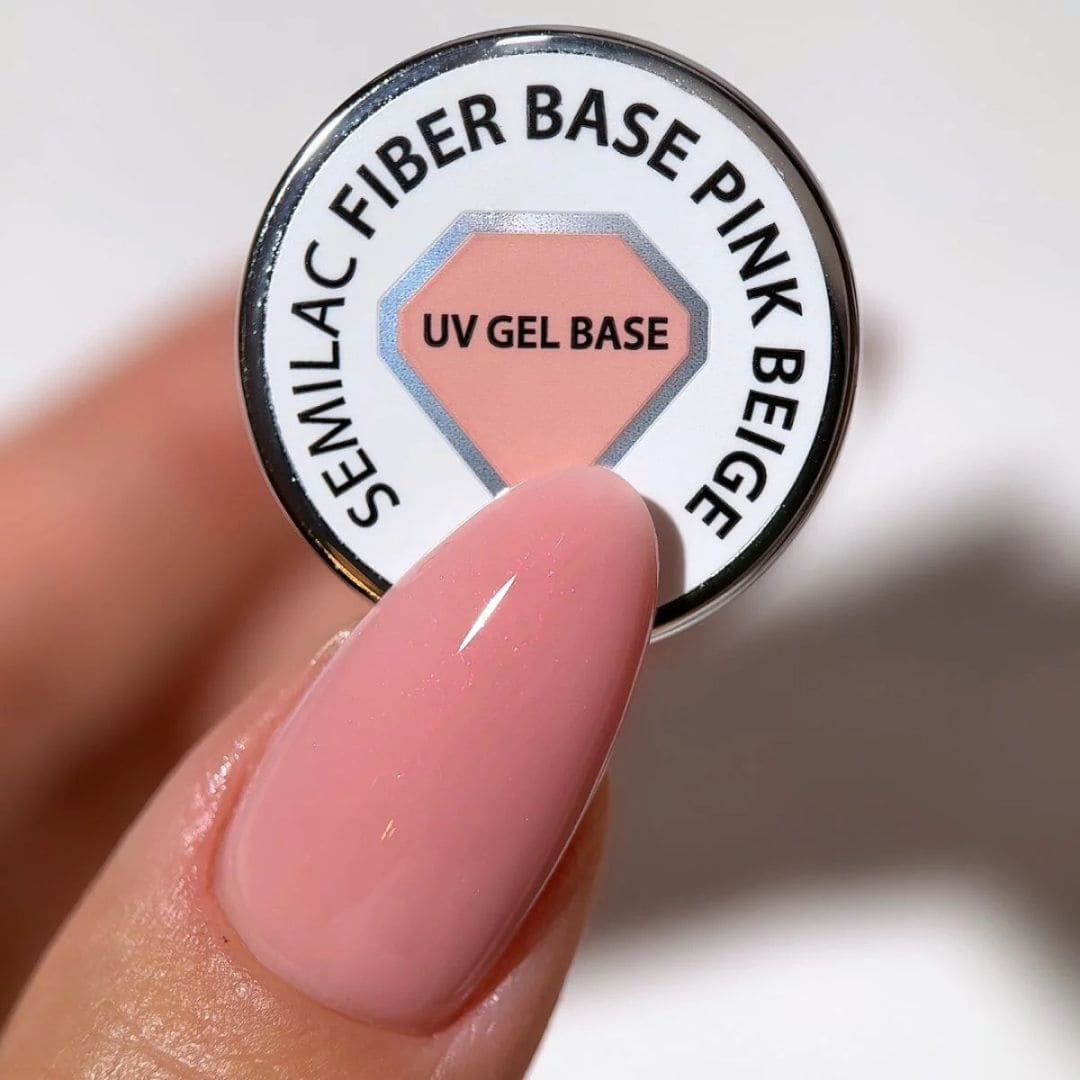 Semilac - Fiber Base Pink Beige - 7ml
