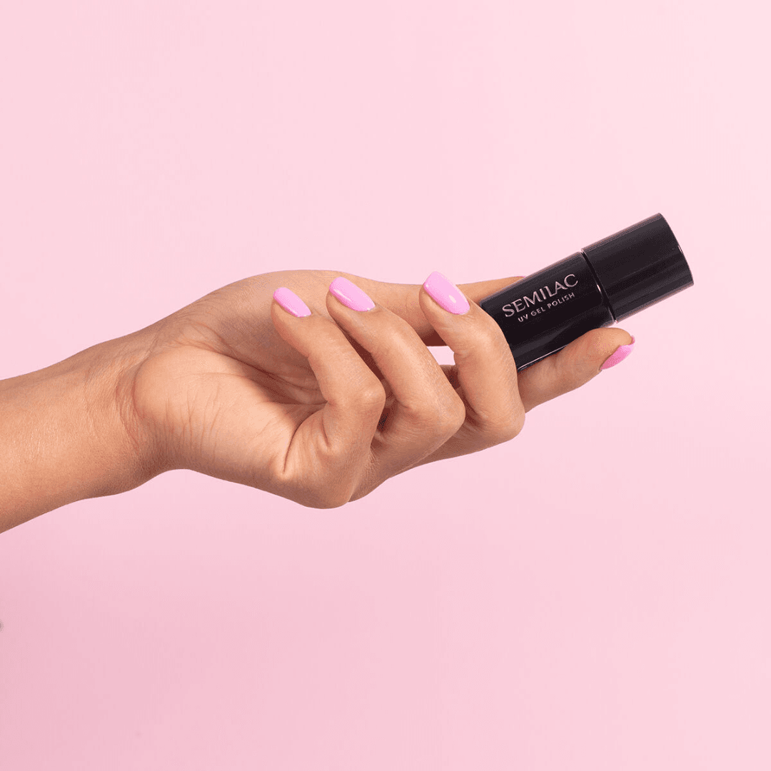 Semilac - Vernis semi-permanent 967 Pink Blush - 7ml - VSP 967 Pink Blush, rose bonbon