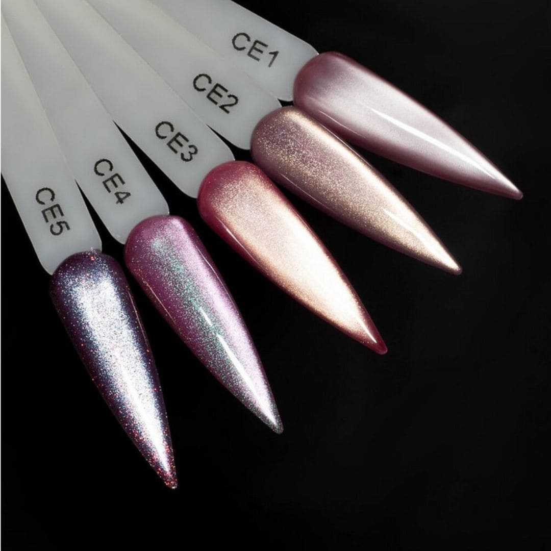 Verin - Vernis semi-permanents hybrides magnétiques Cat Eye CE1 à CE5.