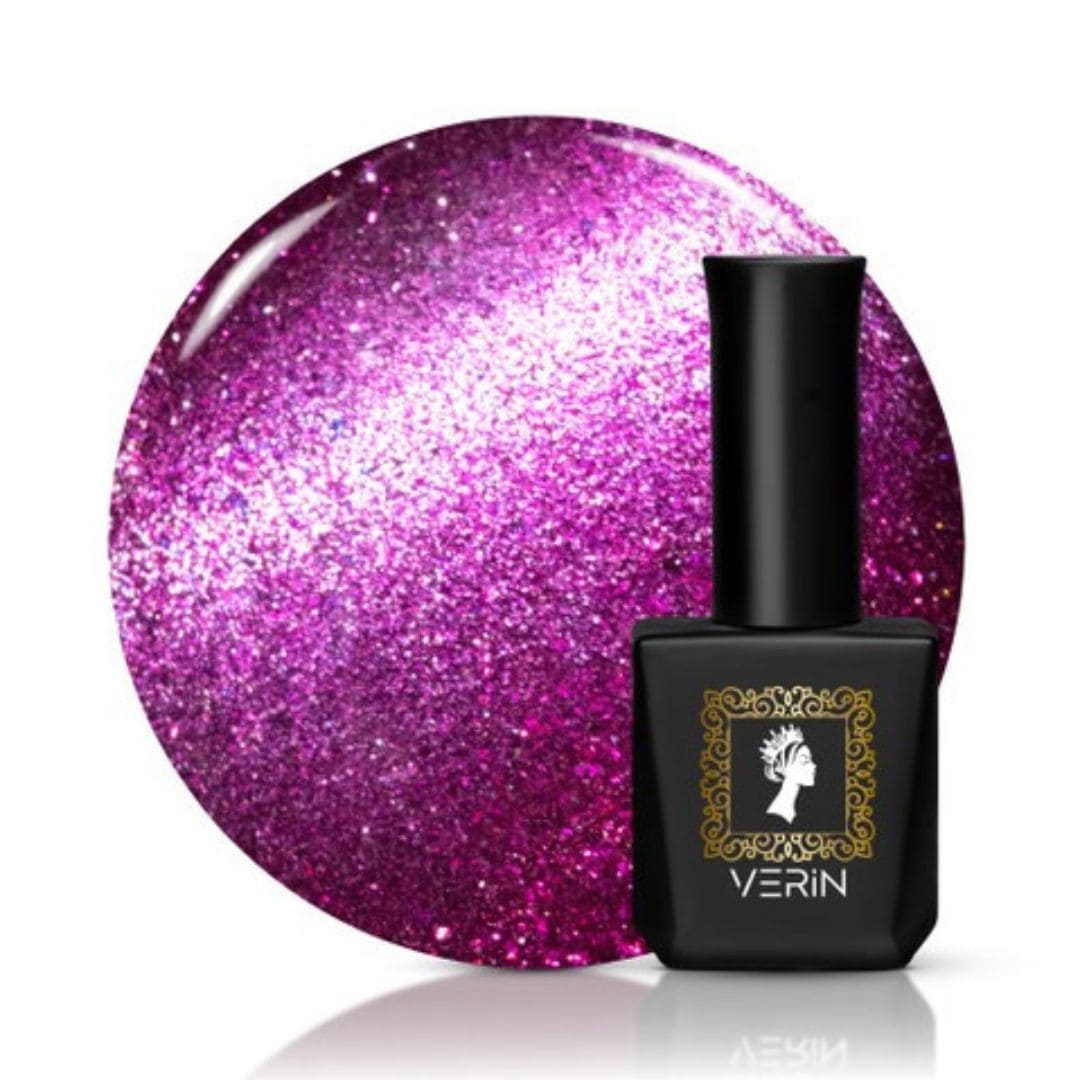 Verin - Vernis semi-permanent Cat Eye C6. Gel polish magnétique.