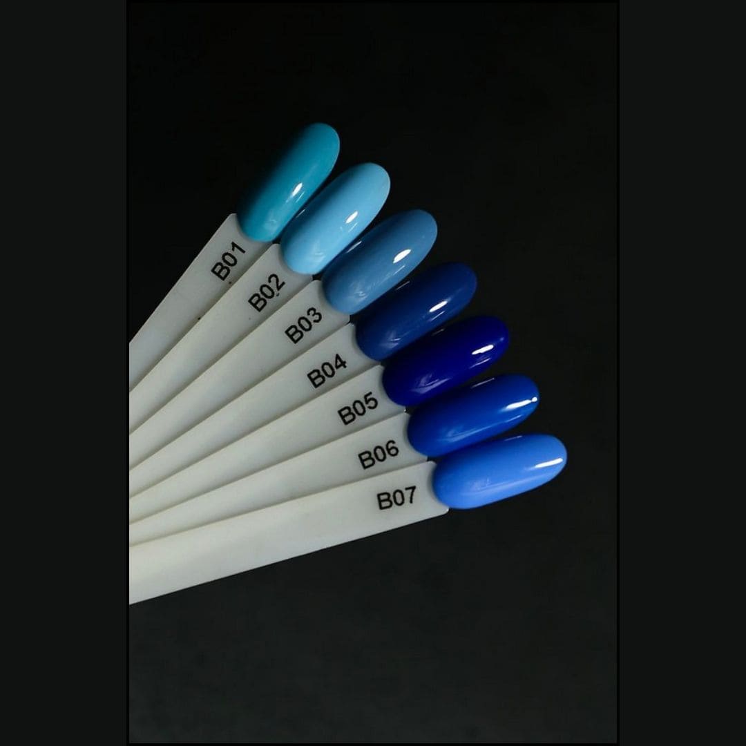 Verin - Vernis semi-permanent opaque Collection Blue, Bleu