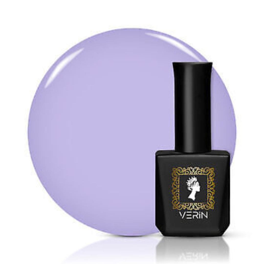 Verin - Vernis semi-permanent Spring S06 - 10ml. Un violet pastel doux et bleuté.